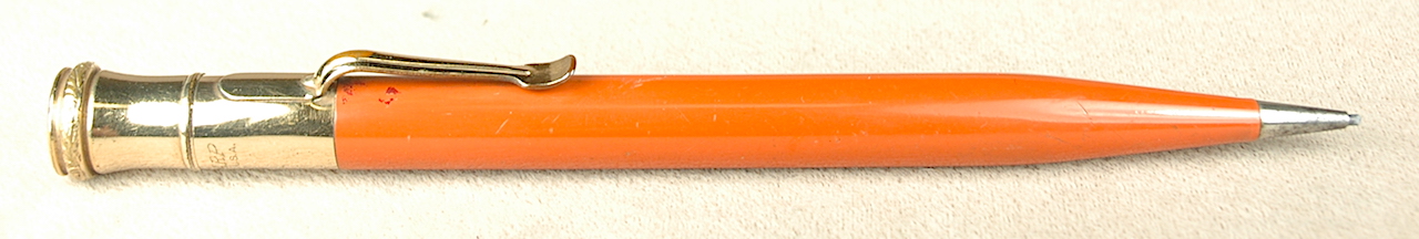 Pencil: 4589: Wahl-Eversharp: Orange Hard Rubber